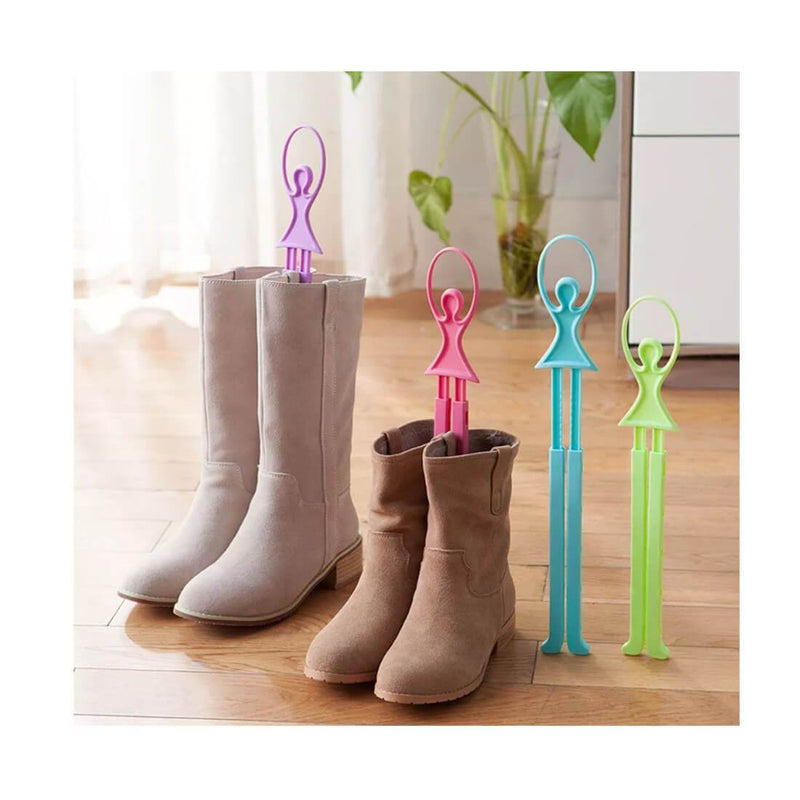 HARRA HOME Lovely Ballerina Folding Boot Shaper, 4 Pack