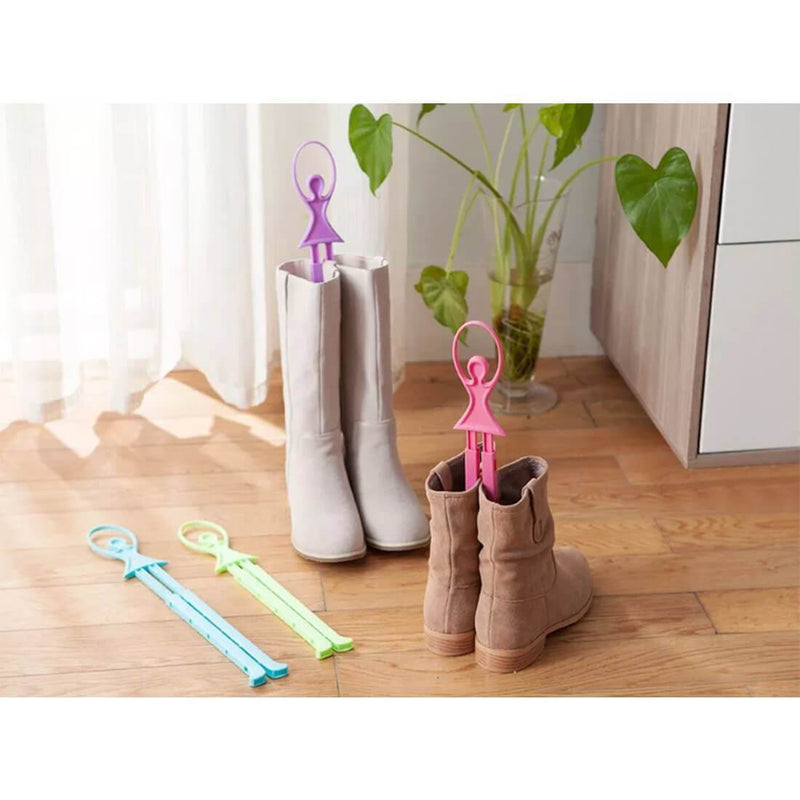 HARRA HOME Lovely Ballerina Folding Boot Shaper, 4 Pack