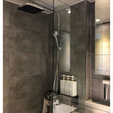 HARRA HOME Modern Gold Design Shower Dispenser Sets, 27 Oz Refillable Bottles With Pumps, Pack Of 3