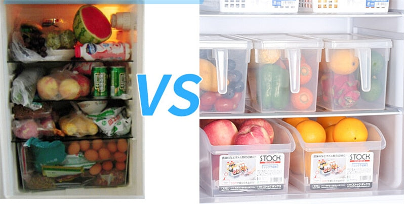 Kitchen Transparent Storage Box Grains Beans Storage Contain Sealed Home Organizer Food Container Refrigerator Storage Boxes