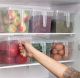 Kitchen Transparent Storage Box Grains Beans Storage Contain Sealed Home Organizer Food Container Refrigerator Storage Boxes