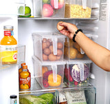 Kitchen Transparent Storage Box Grains Beans Storage Contain Sealed Home Organizer Food Container Refrigerator Storage Boxes