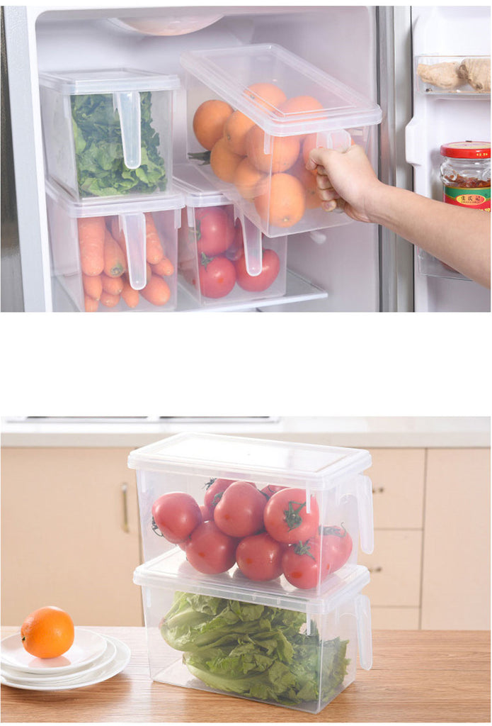 Kitchen Transparent Storage Box Grains Beans Storage Contain Sealed Home Organizer Food Container Refrigerator Storage Boxes
