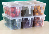 Kitchen Transparent Storage Box Grains Beans Storage Contain Sealed Home Organizer Food Container Refrigerator Storage Boxes