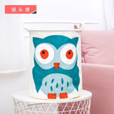 New Waterproof Cotton linen foldable Laundry Basket Dirty clothing Storage box Kids Toy Organizer tool storage organizer