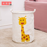 New Waterproof Cotton linen foldable Laundry Basket Dirty clothing Storage box Kids Toy Organizer tool storage organizer