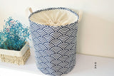 New Waterproof Cotton linen foldable Laundry Basket Dirty clothing Storage box Kids Toy Organizer tool storage organizer