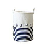 New Waterproof Cotton linen foldable Laundry Basket Dirty clothing Storage box Kids Toy Organizer tool storage organizer