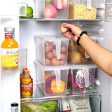 Kitchen Transparent Storage Box Grains Beans Storage Contain Sealed Home Organizer Food Container Refrigerator Storage Boxes