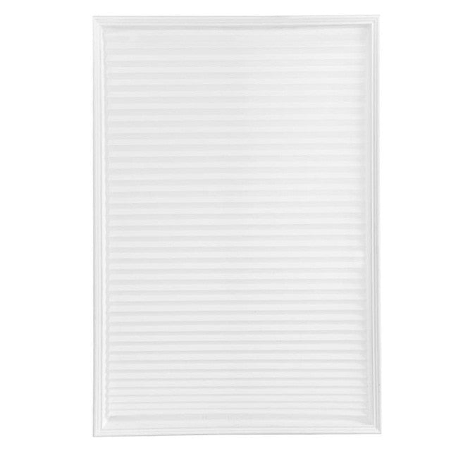 Interior window blinds,  Self-Adhesive Pleated Blinds Half Blackout Windows Curtains for Bathroom Kitchen Balcony Shades For Coffee/Office Door