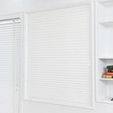 Interior window blinds,  Self-Adhesive Pleated Blinds Half Blackout Windows Curtains for Bathroom Kitchen Balcony Shades For Coffee/Office Door