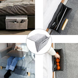 Bed Storage Bag with Pocket Felt, Bedside Hanger, Table Sofa Bedroom Mattress Bedside Anti-slip Organizer Holders