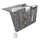 Bed Storage Bag with Pocket Felt, Bedside Hanger, Table Sofa Bedroom Mattress Bedside Anti-slip Organizer Holders