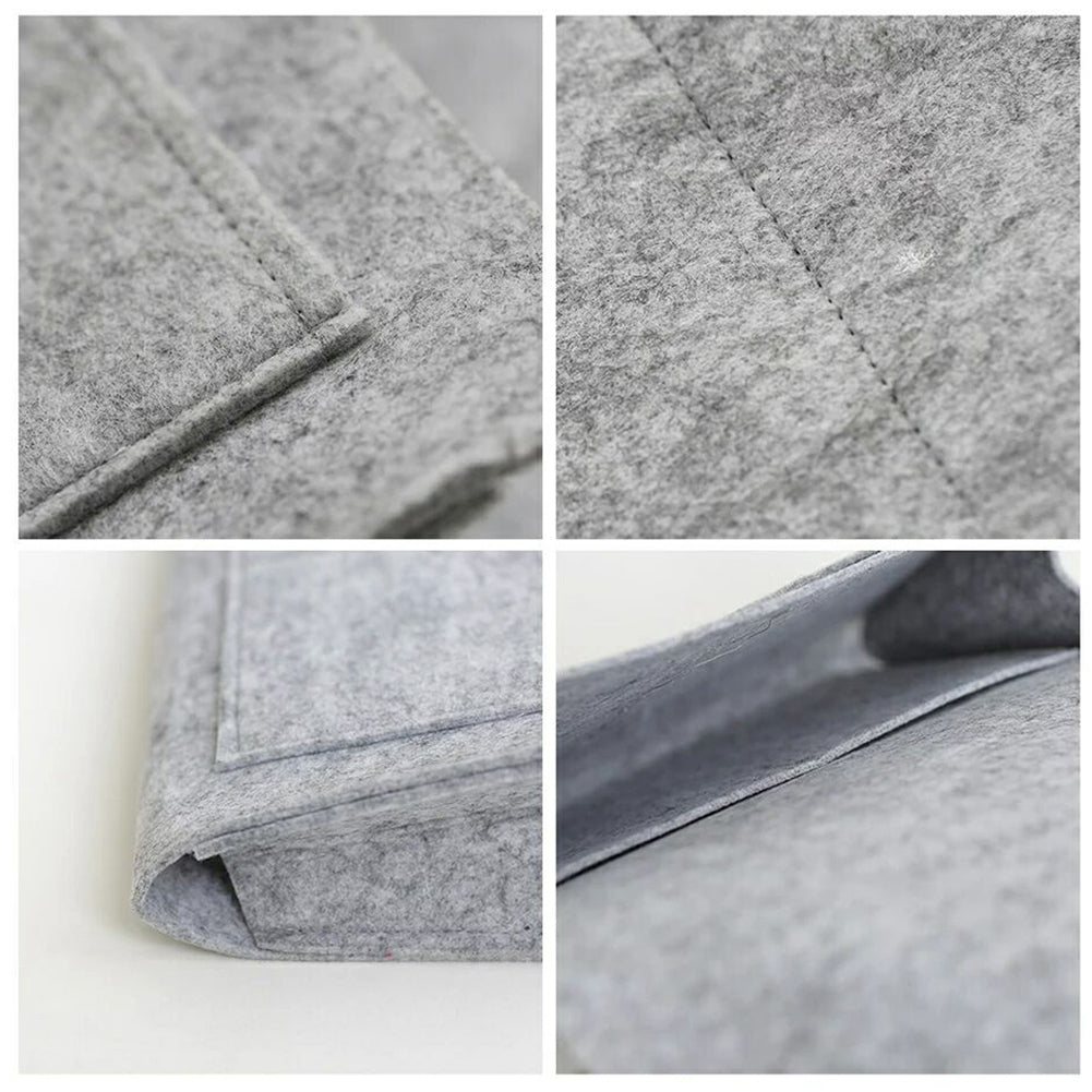 Bed Storage Bag with Pocket Felt, Bedside Hanger, Table Sofa Bedroom Mattress Bedside Anti-slip Organizer Holders