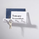 Creative Keyboards for hanging keys, Modern Key Holder Hanger with Adhesize Hooks for Kitchen Bathroom Home Wall Organizer