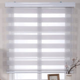 Simple Fabric Double Layer Zebra Customized Roller Blinds For Room Kitchen