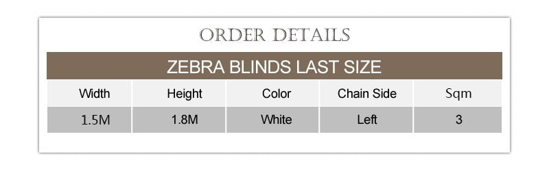 Simple Fabric Double Layer Zebra Customized Roller Blinds For Room Kitchen