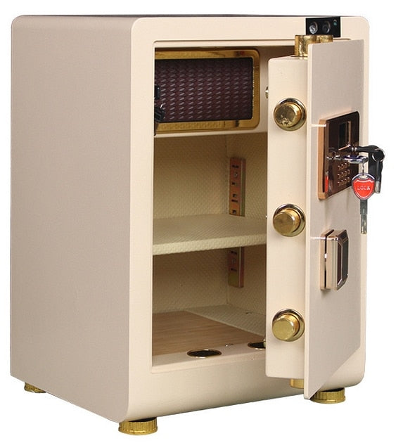 Fingerprint facial recognition safe Lockers, Cellphone wireless app remote monitor video control wifi office home electronic locker safes