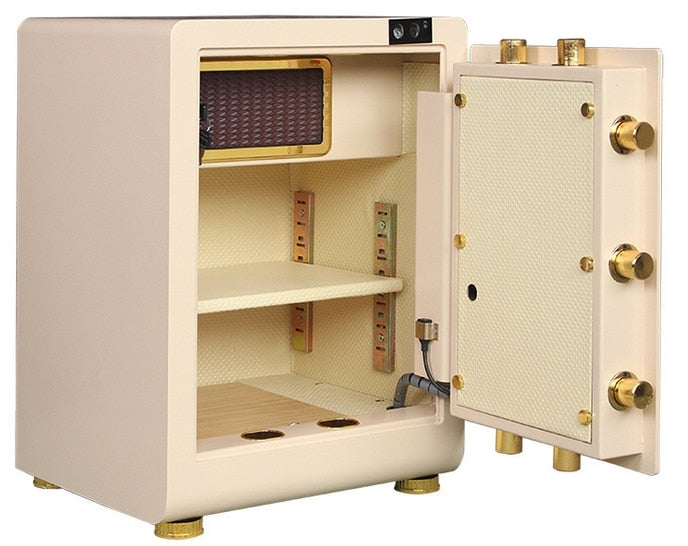 Fingerprint facial recognition safe Lockers, Cellphone wireless app remote monitor video control wifi office home electronic locker safes