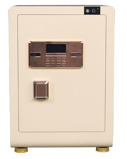 Fingerprint facial recognition safe Lockers, Cellphone wireless app remote monitor video control wifi office home electronic locker safes