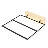 Wooden Metal Jewelry Display Rack Stand for Fashion Ear Hook Drop Earrings Showcase