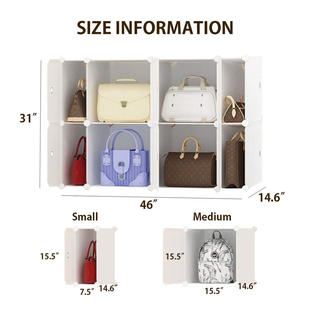  MSHOMELY Clear Purse Storage Organizer for Closet