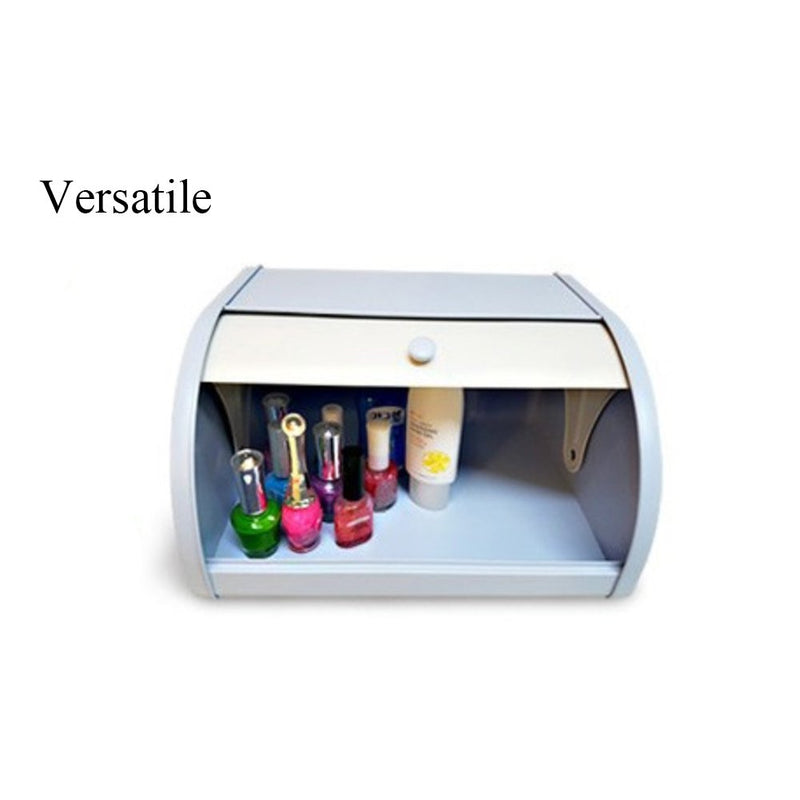 HARRA HOME Bread Box For Kitchen Counter, Bread Bin Storage Container For Loaves, Pastries, and More (12" x 9.5" x 6.5")