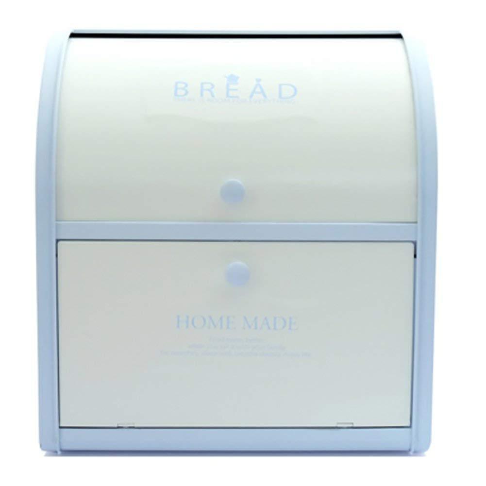 BREAD BIN 2個 Amazon.com: BMOSU Double Bread Box with Cutting Board