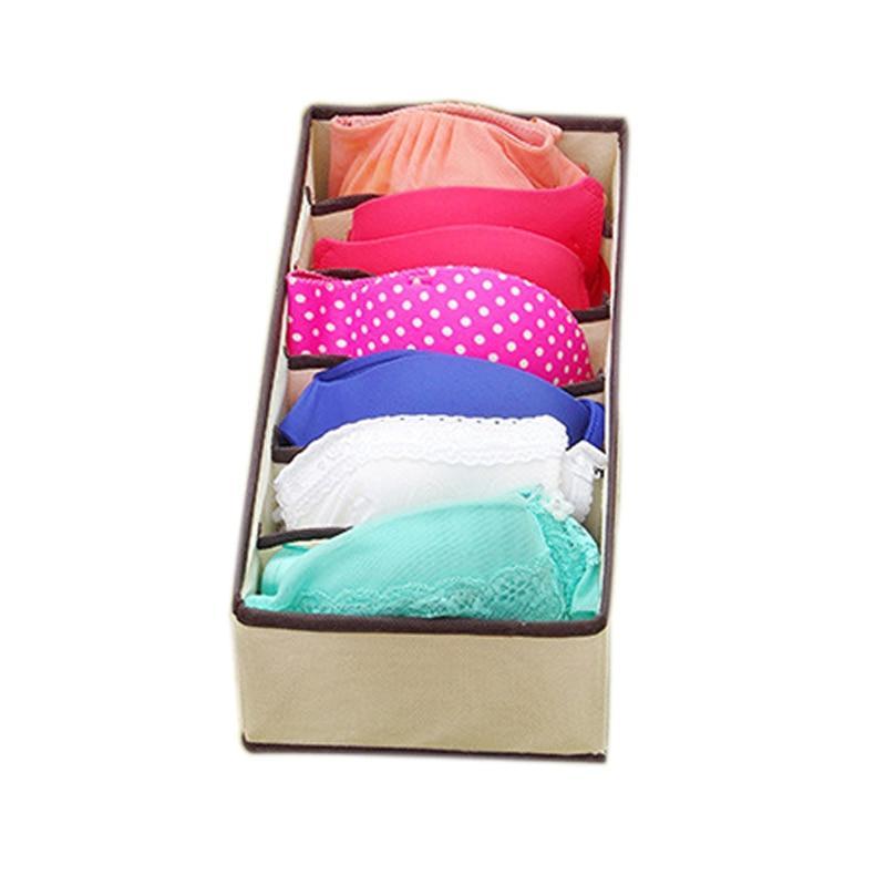 Clear Underwear Bra Socks Ties Drawer Organizer Storage Box Divider  Wardrobe