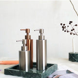 HARRA HOME Elegant Stainless Steel Liquid & Soap Dispenser For For Kitchen Or Bathroom Countertops