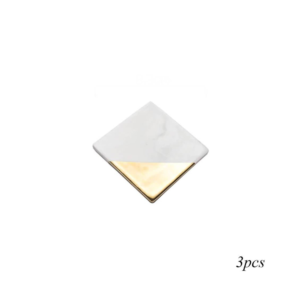 Premium Modern Gold Design Marble Coaster