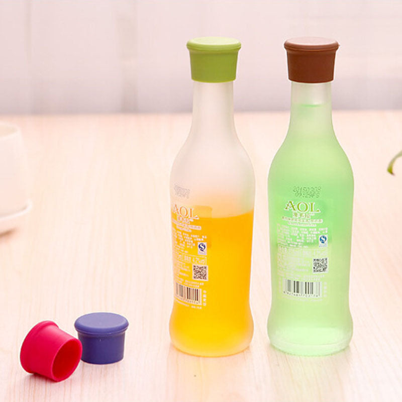 Wine Bottle Stopper Bar Tools Preservation Wine Stoppers Kitchen Wine Champagne Beverage Closures Sealing Caps