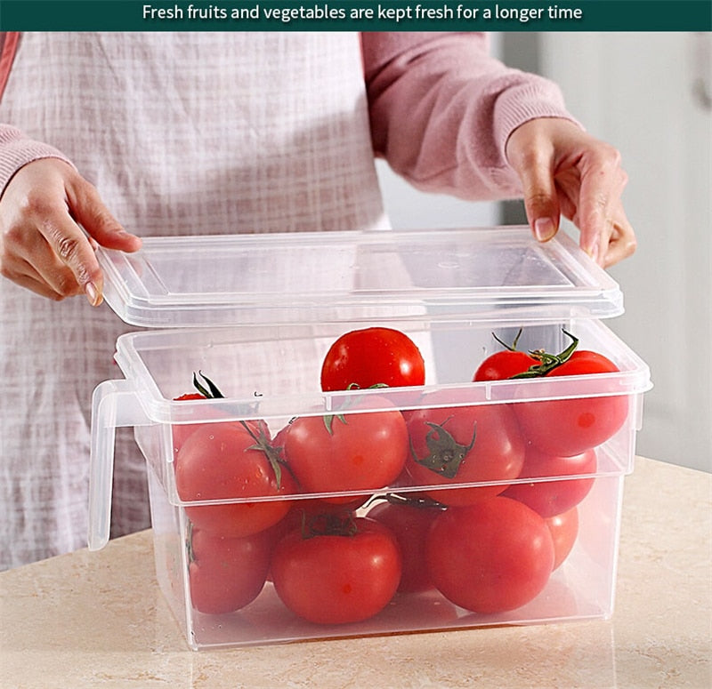 Kitchen Transparent Storage Box Grains Beans Storage Contain Sealed Home Organizer Food Container Refrigerator Storage Boxes