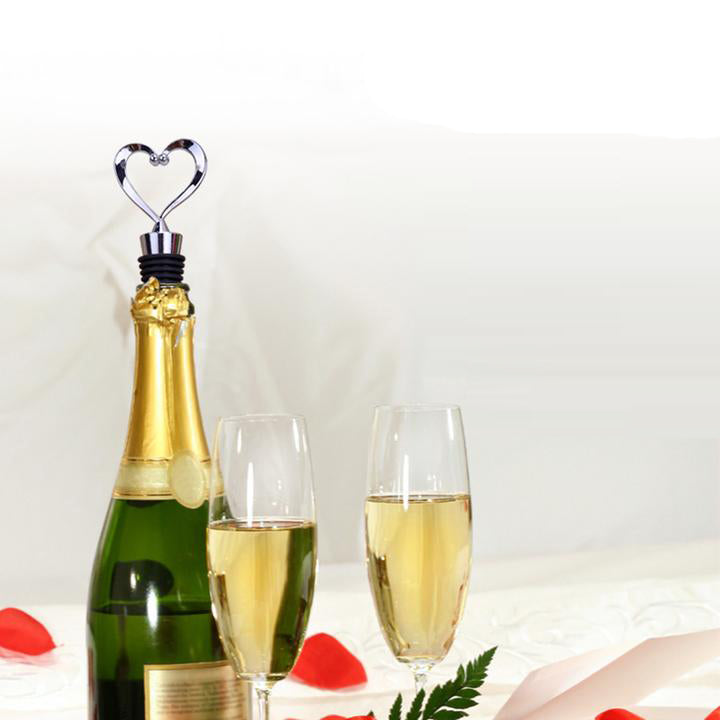 Heart Shaped Elegant Wine Stopper of cork, bottle stopper Wedding Favors wedding decoration