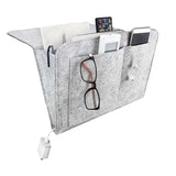 Bed Storage Bag with Pocket Felt, Bedside Hanger, Table Sofa Bedroom Mattress Bedside Anti-slip Organizer Holders
