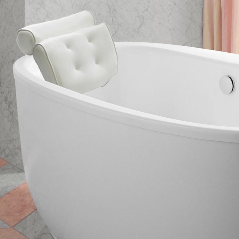 Mesh Headrest Backrest Bathroom Bathtub Pillow Non-Slip Cushioned Bath Tub Spa Pillow With Suction Cups Bath Cushion