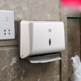 Towel dispenser wall-mounted bathroom hotel nail-free fixed hand towel tray