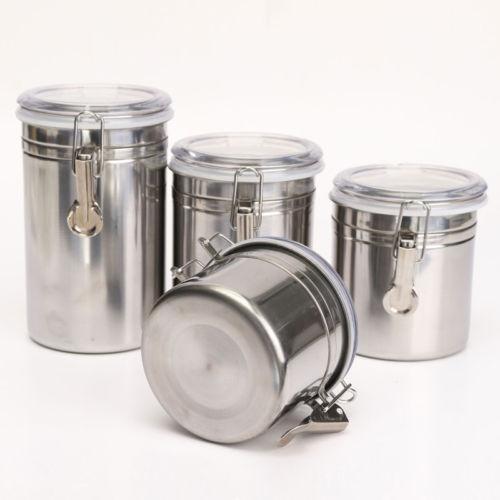Stainless Steel Coffee Bean Sealed Container Storage Container