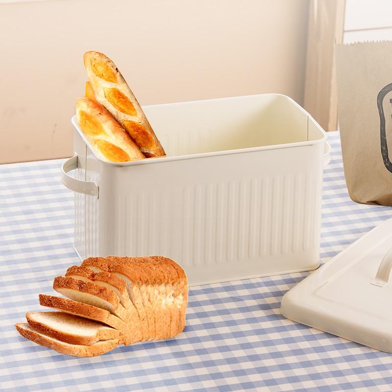 Storage Boxes & Bins - Space Saving Extra Large Vertical Bread Box For Kitchen Countertops - Holds 2 Loaves